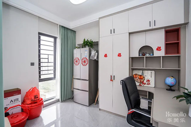 142㎡四居，客廳中打造休閑吧臺(tái)，這種戶型設(shè)計(jì)實(shí)用又舒適